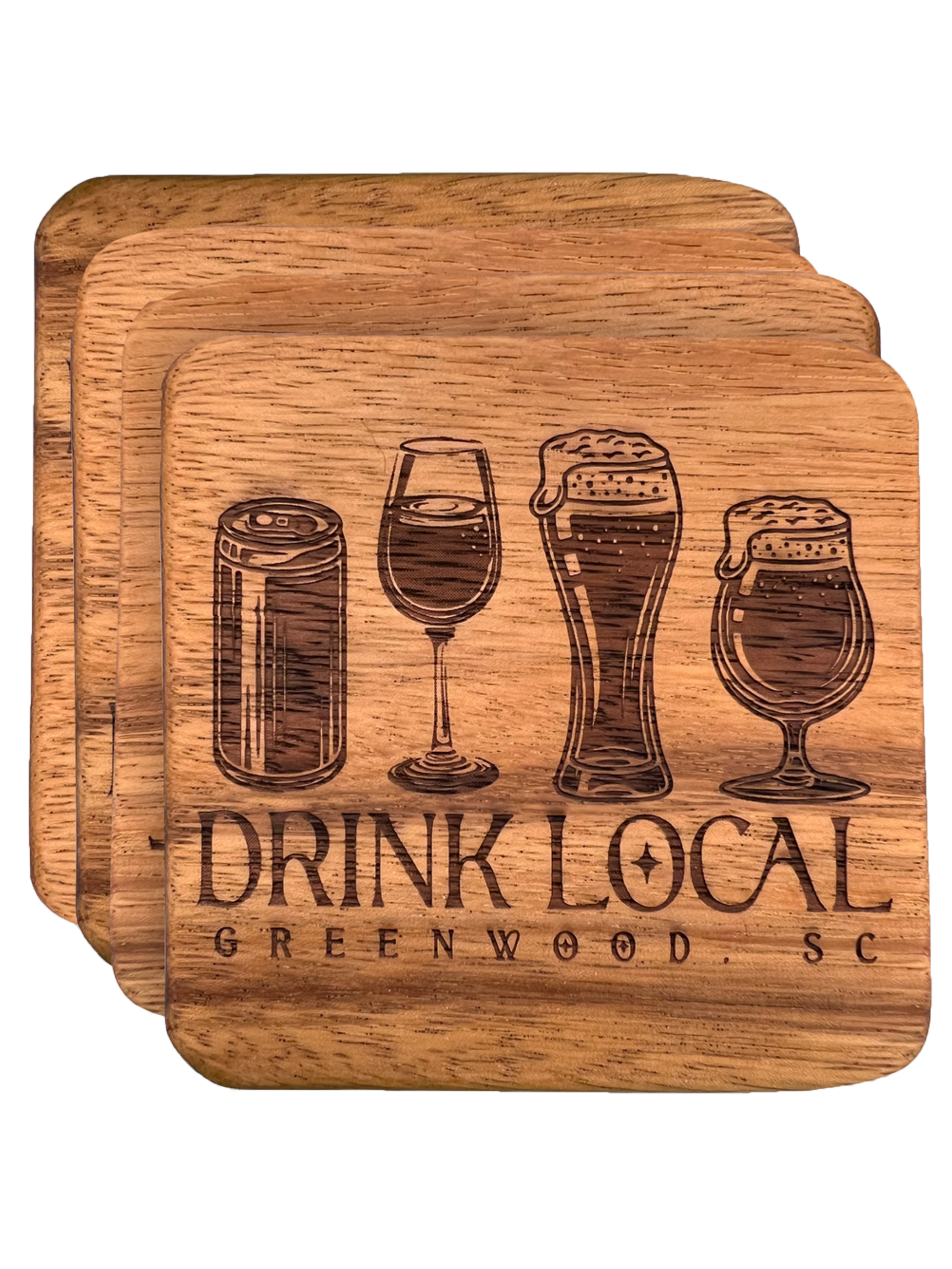 Drink Local Coasters
