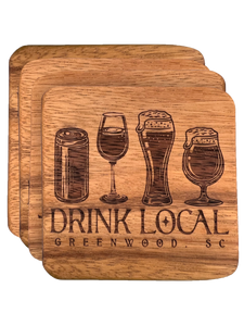 Drink Local Coasters