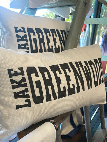 Lake Greenwood Throw Pillow
